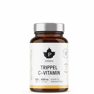 Pureness Trippel C-vitamin, 120 kapsler